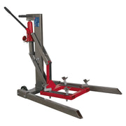 Sealey Single Post Hydraulic Motorcycle Lift 450kg Capacity MCL500 Sealey - Dynamic Drive