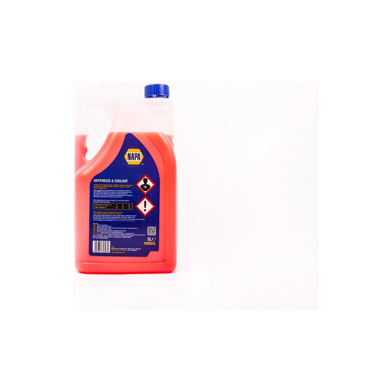 NAPA Red Antifreeze & Coolant Concentrate 5L Long Life Hi Spec 5 Litre NAPA - Dynamic Drive
