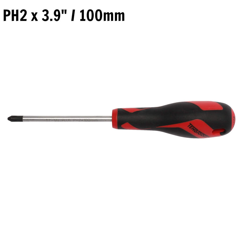 Teng Tools PH Screwdriver PH2 x 100mm L Teng Tools - Dynamic Drive