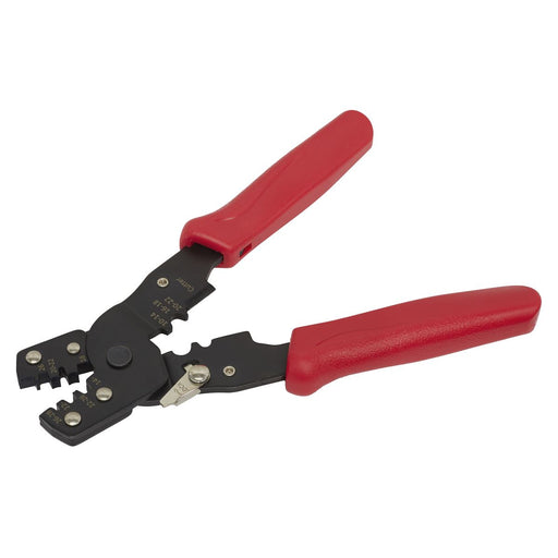 Sealey Non-Ratcheting Crimping Tool Insulated/Non-Insulated Terminals AK3850 Sealey - Dynamic Drive