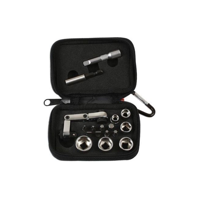 Laser Mini Flexi Ratchet Socket and Bit Set 17pc 6945 Laser - Dynamic Drive