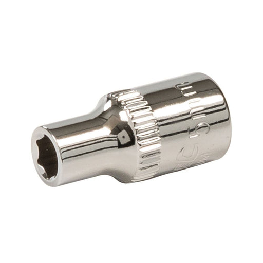 Silverline Socket 1/4" Drive 6pt Metric 5mm Silverline - Dynamic Drive