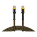 Dewalt Telecoms USB C to USB C 100W Reinforced Charging Cable 1.2m (4ft) DEWALT Telecoms - Dynamic Drive