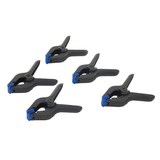 Silverline Spring Clamps 5pk 110mm Length / 50mm Jaw 250143 Silverline  - Dynamic Drive