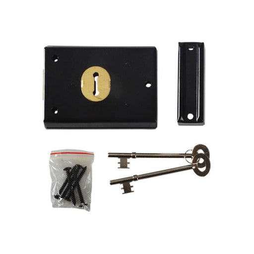 Yale Locks P402 Rim Lock Grey Finish 102 x 76mm Visi Yale Locks - Dynamic Drive