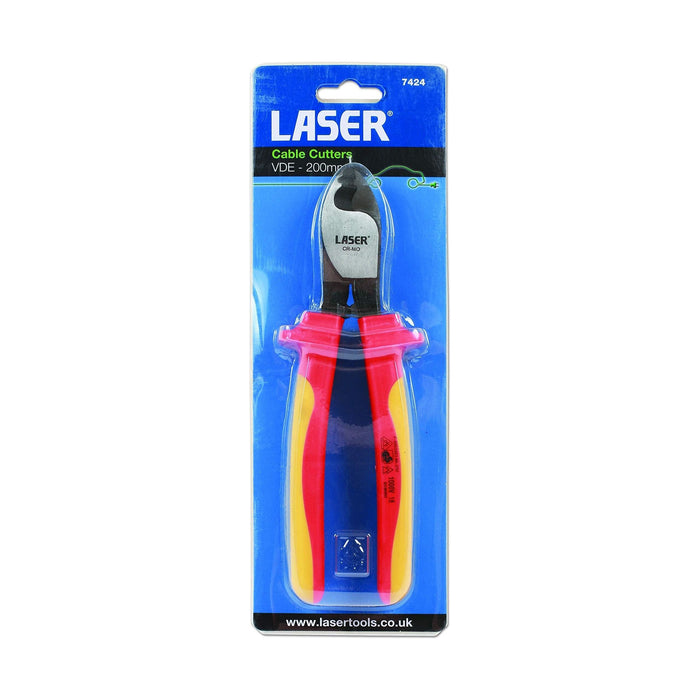 Laser Insulated Cable Cutters 200mm 7424 Laser - Dynamic Drive