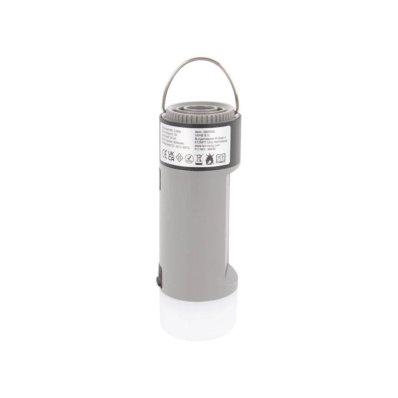 Bo-Camp Pump Lamp Power Bank Solar Rechargeable 180 Lumen Bo-Camp - Dynamic Drive