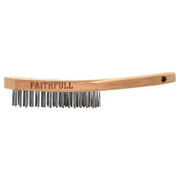 Faithfull Heavy-Duty Scratch Brush, Four Row Faithfull - Dynamic Drive