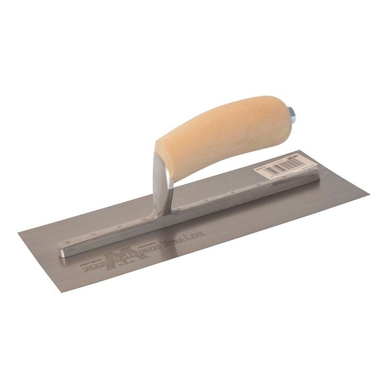 Marshalltown MXS1 Plasterer's Finishing Trowel Wooden Handle 11 x 4.1/2in Marshalltown - Dynamic Drive