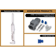 Connect Volvo Electrical Multipurpose 2 Pin male Connector 10pc 37605 Tool Connection - Dynamic Drive