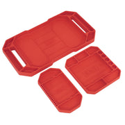 Sealey Flexible Tool Trays Non-Slip Pack of 3 APNST4 Sealey - Dynamic Drive