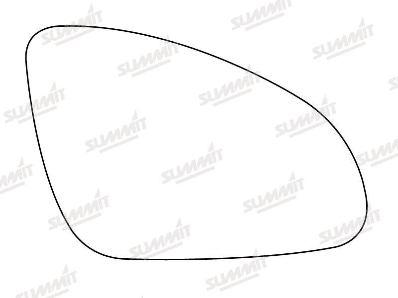 Summit Heated Base Plate With Standard Mirror Glass fits Astra J 10 On RHS Summit - Dynamic Drive