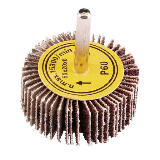 Draper Abrasive Flap Wheel, 50 x 20mm, 60 Grit 76452 Draper - Dynamic Drive
