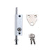 Yale Locks P124 Door Push Bolt White Finish Visi Yale Locks - Dynamic Drive