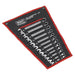 Sealey Combination Spanner Set 12pc Cold Stamped Metric AK6325 Sealey - Dynamic Drive