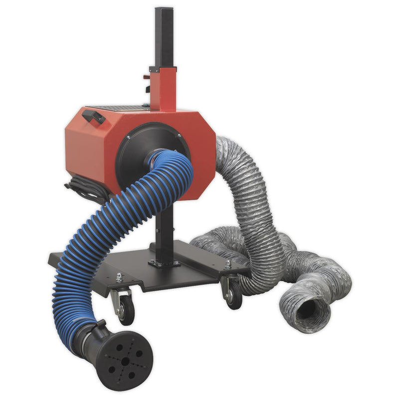 Sealey Exhaust Fume Extractor with 6m Ducting EFS/93 Sealey - Dynamic Drive