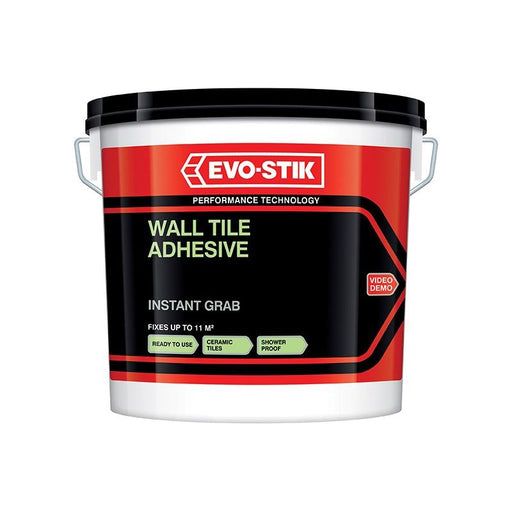 Evo-Stik Instant Grab Wall Tile Adhesive 1 litre EVO-STIK - Dynamic Drive