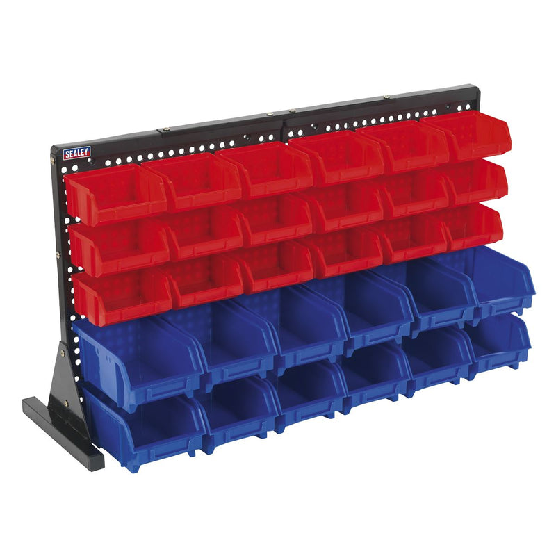 Sealey Bin Storage System Bench Mounting 30 Bins TPS1218 Sealey - Dynamic Drive