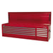 Sealey Topchest 10 Drawer with Ball-Bearing Slides Heavy-Duty Red AP6610 Sealey - Dynamic Drive
