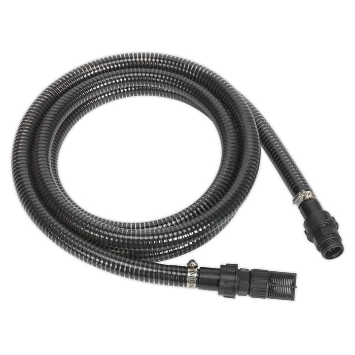 Sealey Solid Wall Suction Hose for WPS06025mm x 4m WPS060HS Sealey - Dynamic Drive