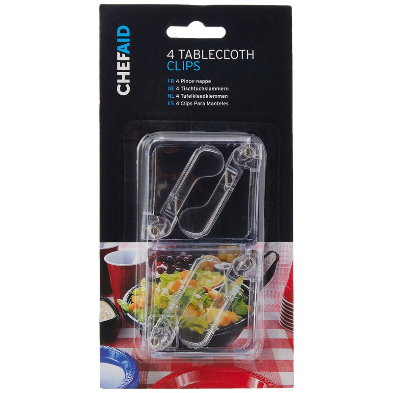 Tablecloth Clips (4) 10E09315 Chef Aid - Dynamic Drive
