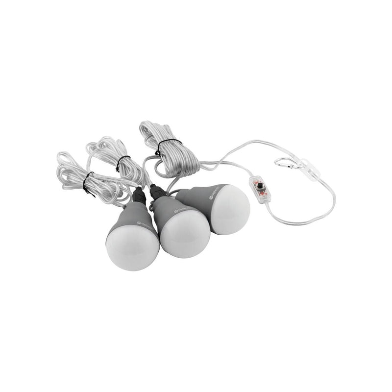 Outwell Epsilon Bulb Set of 3 Tent Awning Lights USB 12V Lighting Outwell - Dynamic Drive