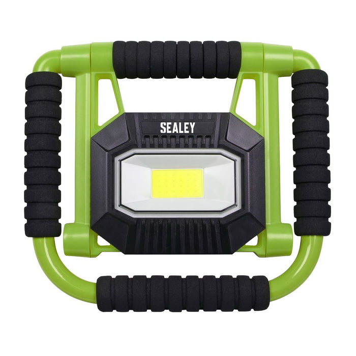 Sealey LEDFL10W R/Charge Portable Fold Flat Floodlight 10W COB LED Li-ion Sealey  - Dynamic Drive