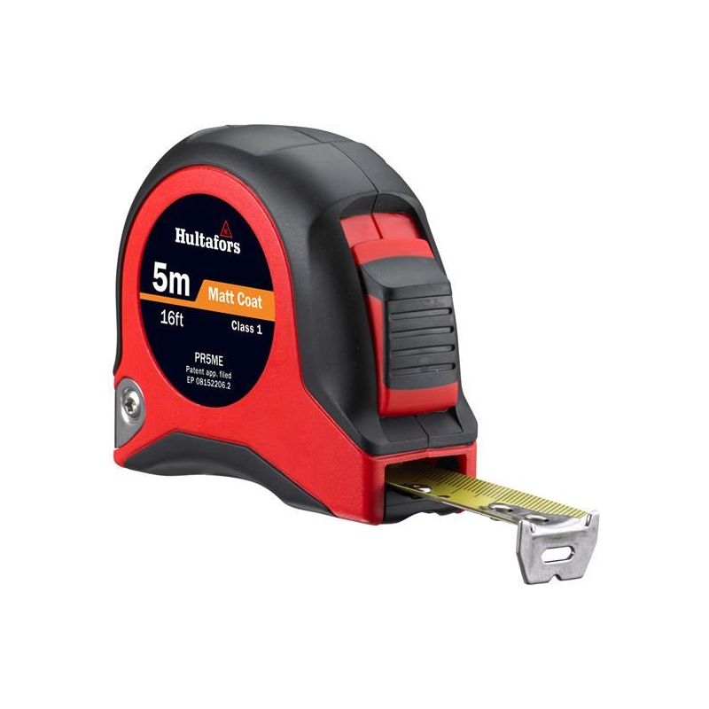 Hultafors PR5ME Short Steel Tape 5m/16ft (Width 19mm) Hultafors - Dynamic Drive