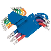 Draper TX-STAR Metric Coloured Short Arm Key Set (9 Piece) 66135 Draper - Dynamic Drive