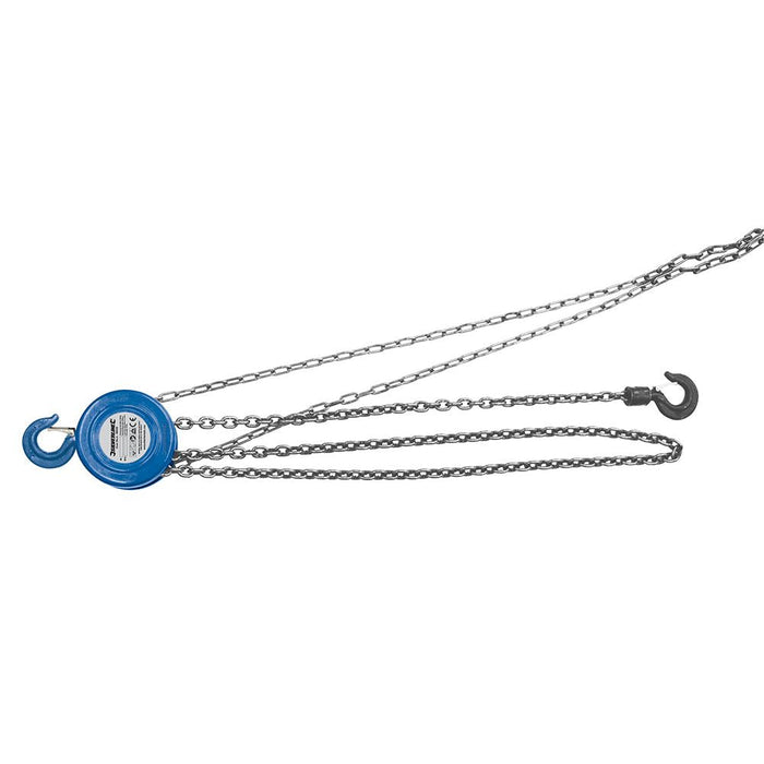 Silverline Chain Block 2000kg / 3m Lift Height Silverline - Dynamic Drive