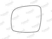 Summit Stick-On Standard Mirror Glass fits Chrysler Grand Voyager 07 to 17 LHS Summit - Dynamic Drive