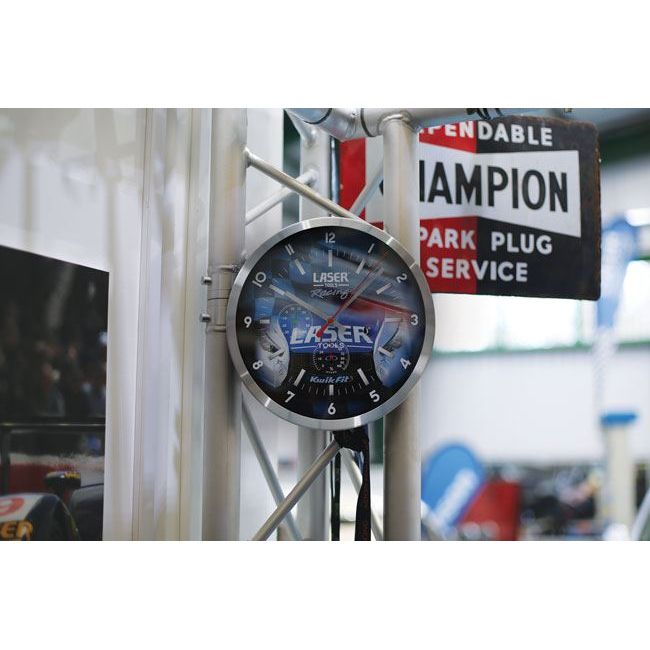 Laser Laser Tools Racing Wall Clock 8346 Laser - Dynamic Drive