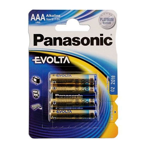 Connect Panasonic Evolta AAA Battery 4pc x 12 30645 Tool Connection - Dynamic Drive
