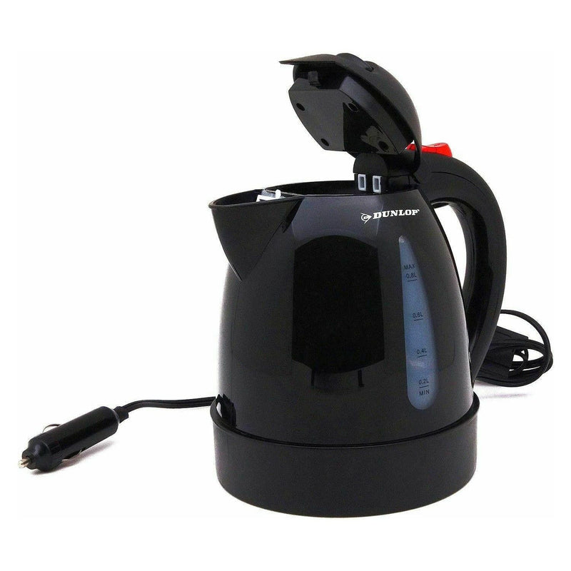 12V In Car Dunlop Kettle 0.8 Litre 150W 12 Volt Caravan Van 4X4 Boat Travel Dunlop - Dynamic Drive