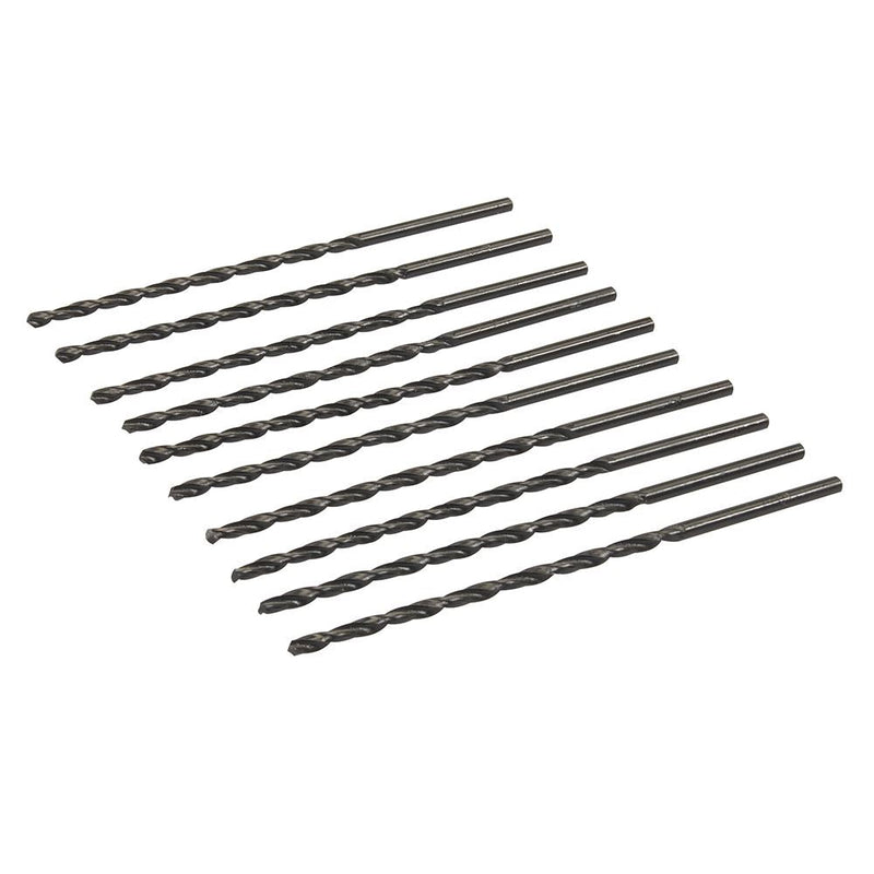 Silverline Metric HSS-R Long Series Bits 10pk 3.0 x 100mm Silverline - Dynamic Drive