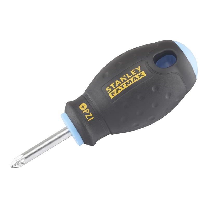 Stanley® Hand Tools FatMax® Stubby Screwdriver Pozidriv Tip PZ1 x 30mm STANLEY® Hand Tools - Dynamic Drive