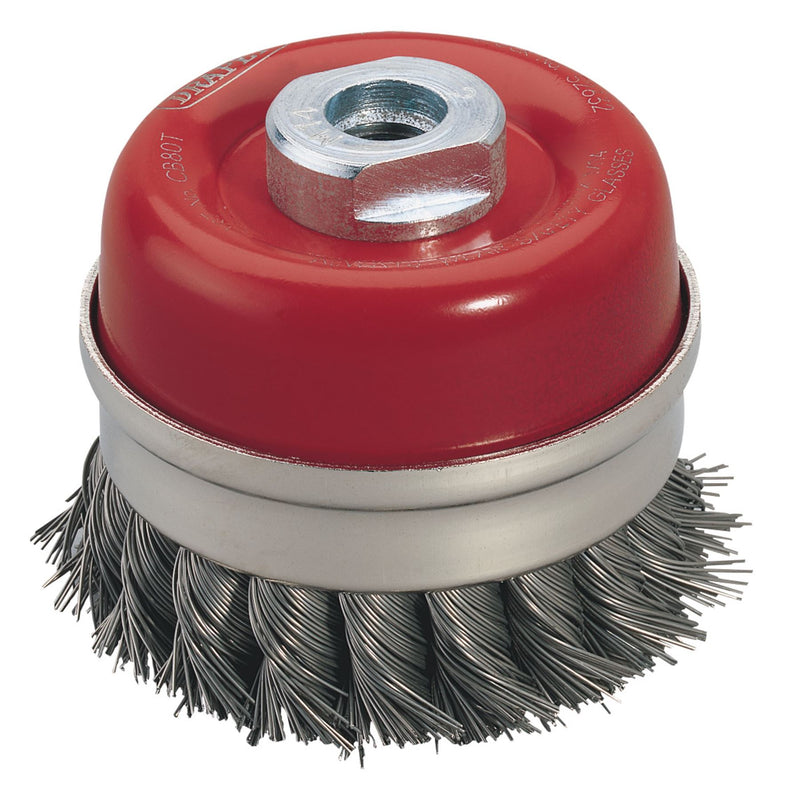 Draper Expert Twist Knot Wire Cup Brush, 80mm, M14 52632 Draper - Dynamic Drive