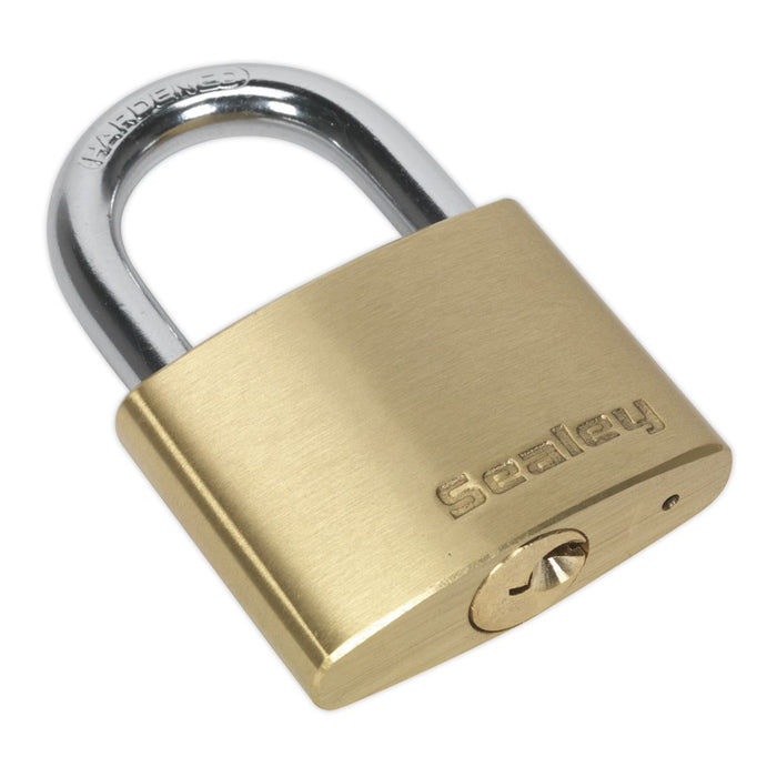 Sealey Brass Body Padlock 50mm PL102 Sealey - Dynamic Drive
