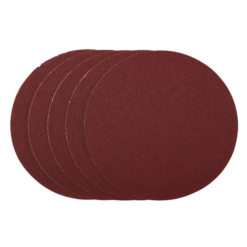 Draper Sanding Discs, 200mm, PSA, 80 Grit, (Pack of 5) 63026 Draper - Dynamic Drive