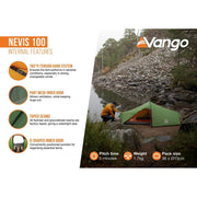 Vango Nevis 100 Tent Pamir Green Vango - Dynamic Drive
