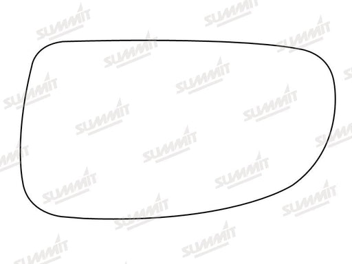 Summit Stick-On Standard Mirror Glass fits Daewoo Leganza LHS Summit - Dynamic Drive
