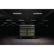 Draper BUNKER Workbench Roller Tool Cabinet, 7 Drawer, 41", Green 08221 Draper - Dynamic Drive