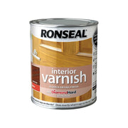 Ronseal Interior Varnish Quick Dry Gloss Dark Oak 250ml Ronseal - Dynamic Drive
