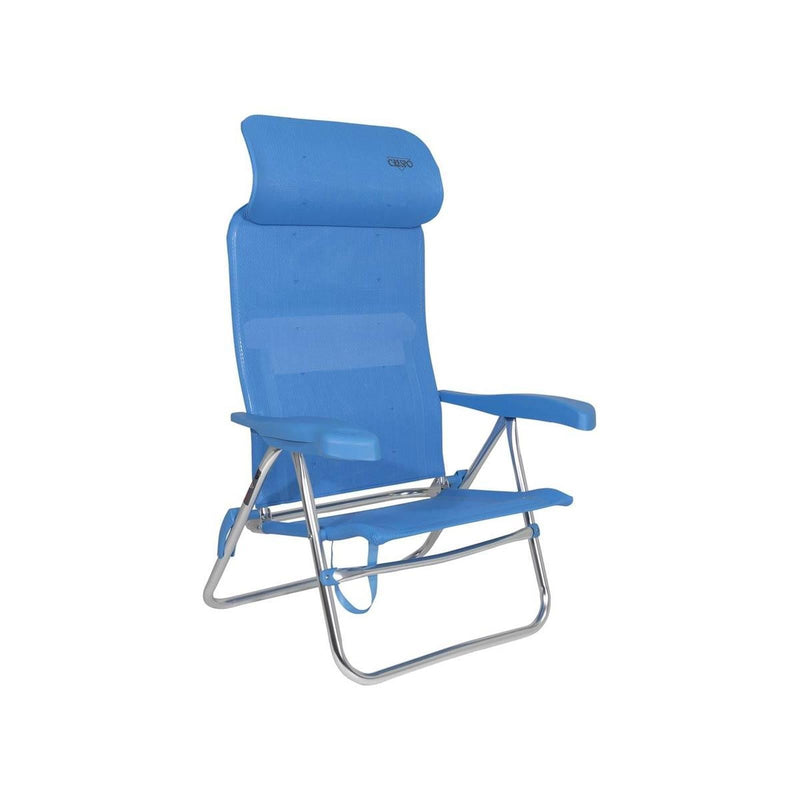 Crespo Beach Chair AL/205 Compact Blue Crespo - Dynamic Drive