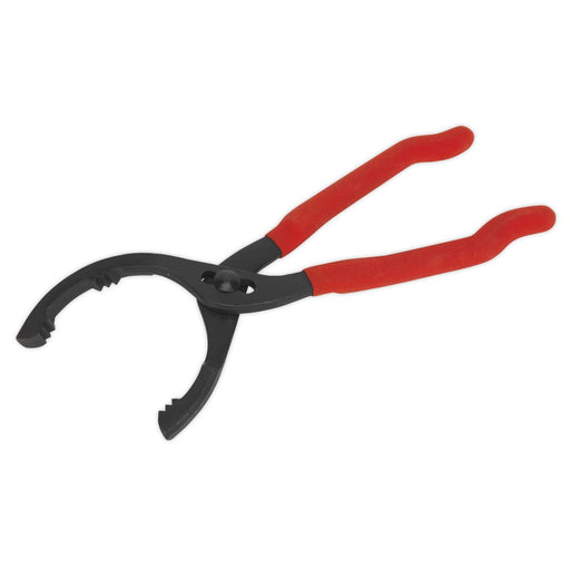 Sealey Forged Oil Filter Pliers 60-108mm Capacity Car Service Tools Wrench Sealey  - Dynamic Drive
