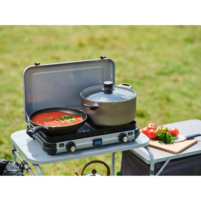Campingaz Camping Kitchen 2 Maxi Double Burner Portable Camping Gas Stove Campingaz - Dynamic Drive