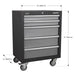 Sealey Modular 5 Drawer Mobile Cabinet 650mm APMS58 Sealey - Dynamic Drive