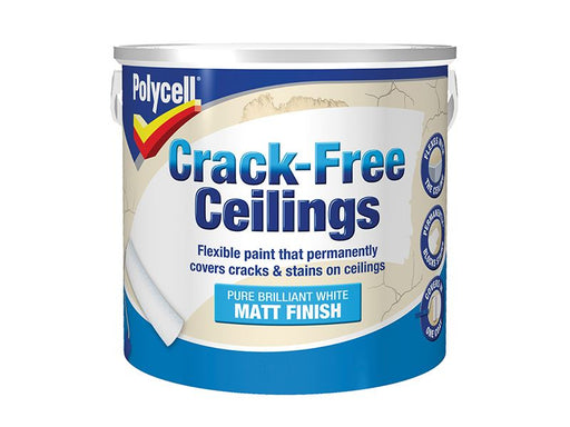 Polycell Crack-Free Ceilings Smooth Matt 2.5 litre Polycell - Dynamic Drive