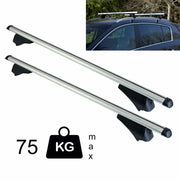 Aluminium Locking Roof Rack Cross Bars fits A4 Avant 2008 - 2015 Summit  - Dynamic Drive