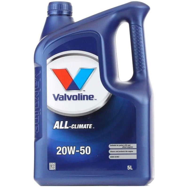 Valvoline All-Climate 20W-50 20W50 High Quality Engine Oil - 5 Litres 5L Valvoline - Dynamic Drive